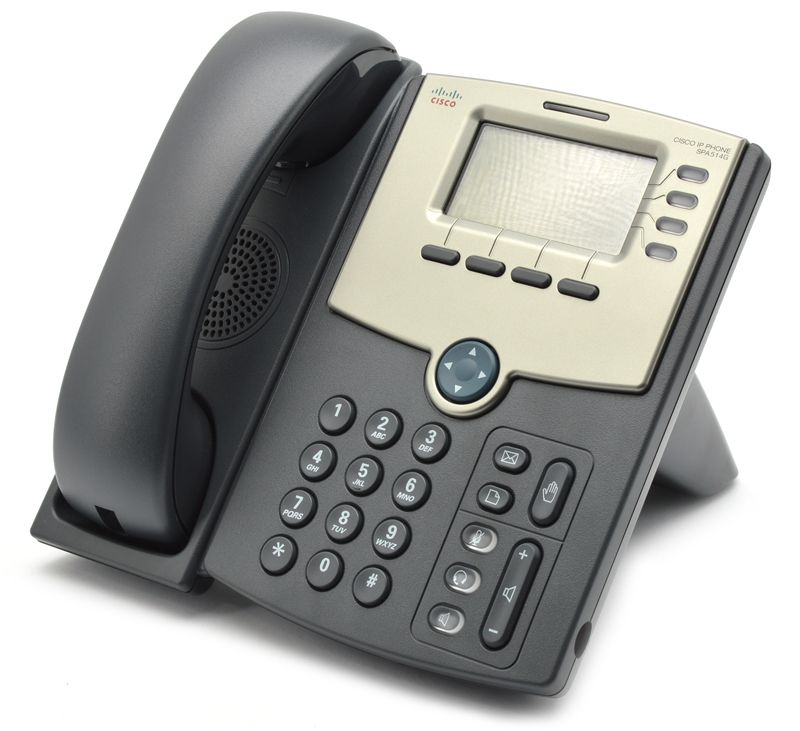 Cisco SPA514G Charcoal Gigabit IP Display Speakerphone - Grade B Refurbished - Cisco Systems Inc. refurbished available on PCLiquidations