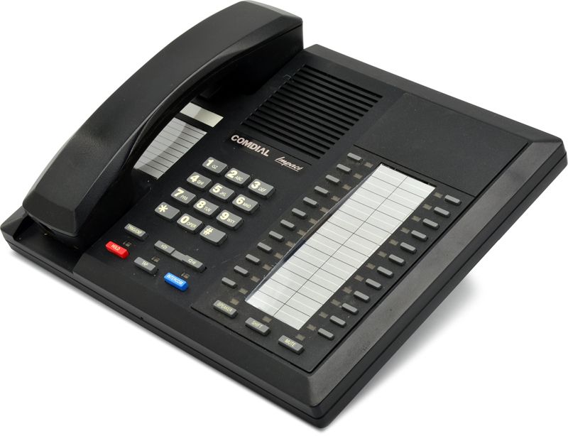 Comdial Impact 8124S 24-Button Black Speakerphone Refurbished -  refurbished available on PCLiquidations