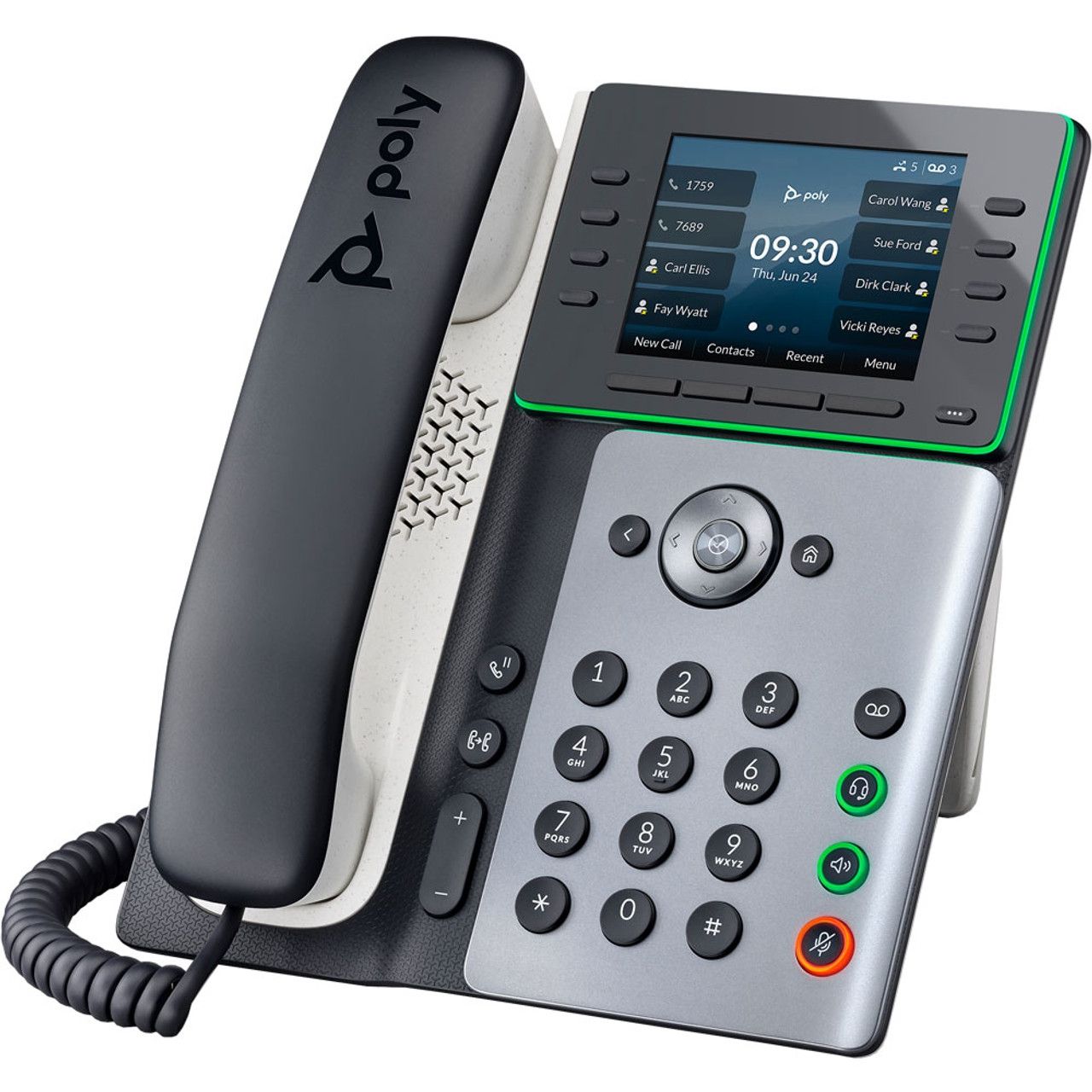Poly Edge E300 IP Phone Refurbished - N/A (Il existe plusieurs marques avec le nom "Poly", il refurbished available on PCLiquidations