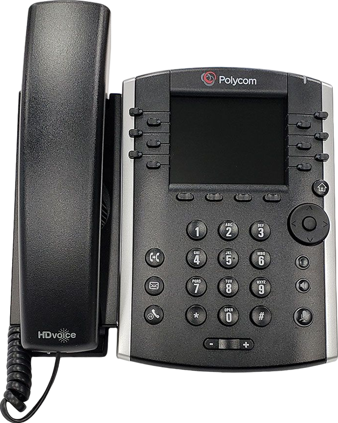 Polycom Polycom VVX 410 12-Button Black Gigabit IP Speakerphone - Ring Central - Grade B Refurbished - Polycom refurbished available on PCLiquidations