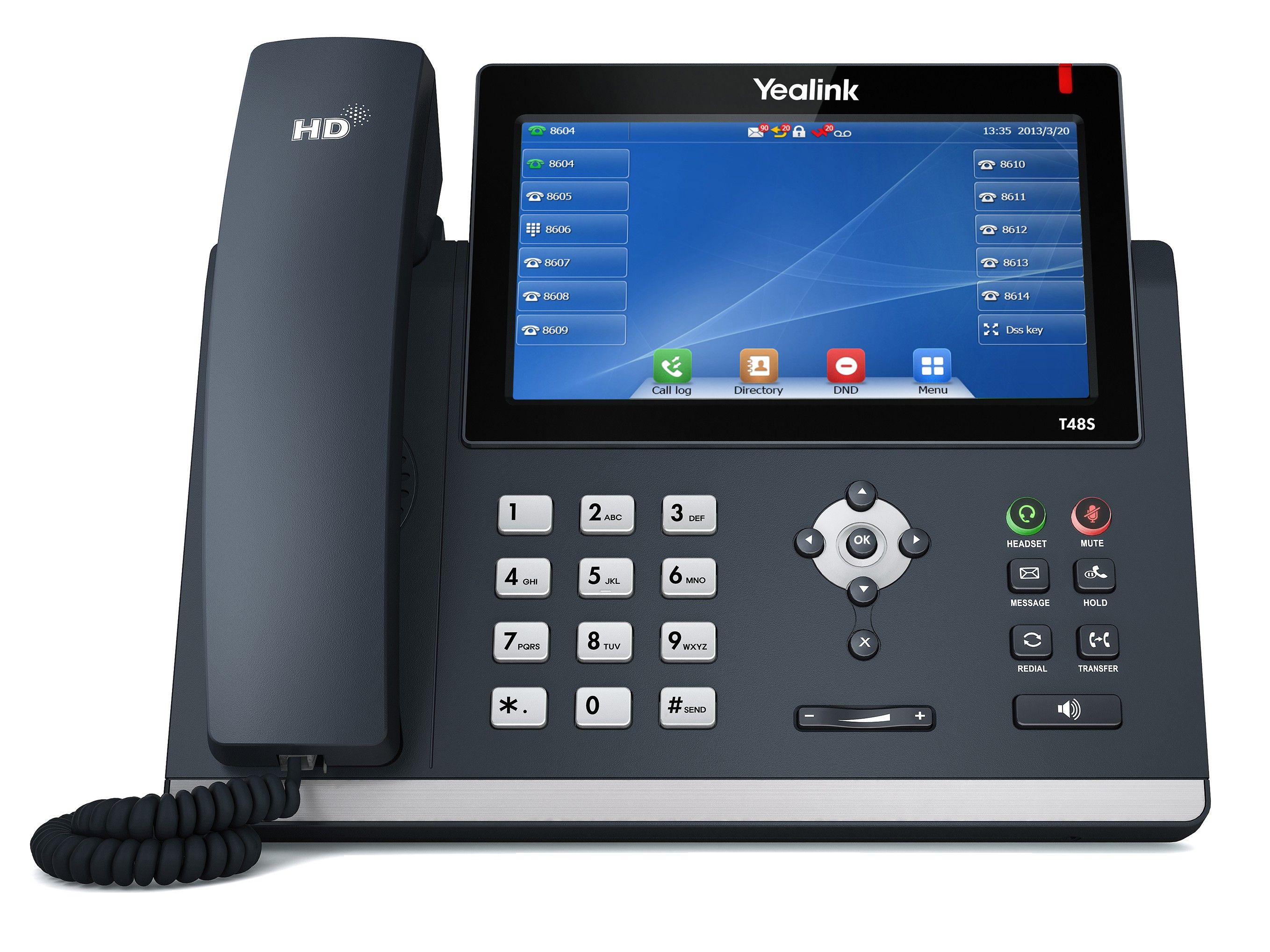 Yealink T48S Color Touchscreen IP Phone Refurbished - Yealink refurbished available on PCLiquidations