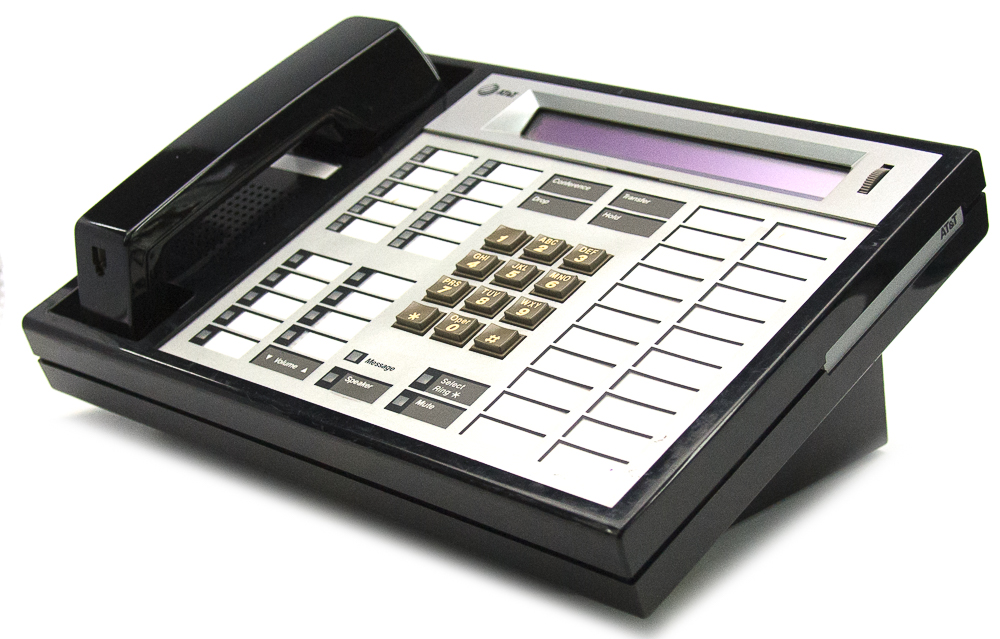 AT&T Definity 7407 22-Button Black Display Speakerphone - Grade A Refurbished - AT&T refurbished available on PCLiquidations