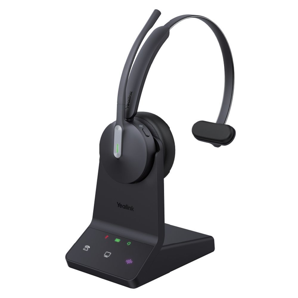 Yealink WH64 Mono DECT & BT Wireless Headset - UC Refurbished - Yealink refurbished available on PCLiquidations