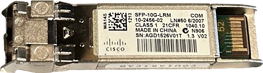 Cisco SFP-10G-LRM OEM 10GBASE-LRM SFP+ Transceiver Module for MMF and SMF - Refurbished Refurbished - Cisco Systems Inc. refurbished available on PCLiquidations