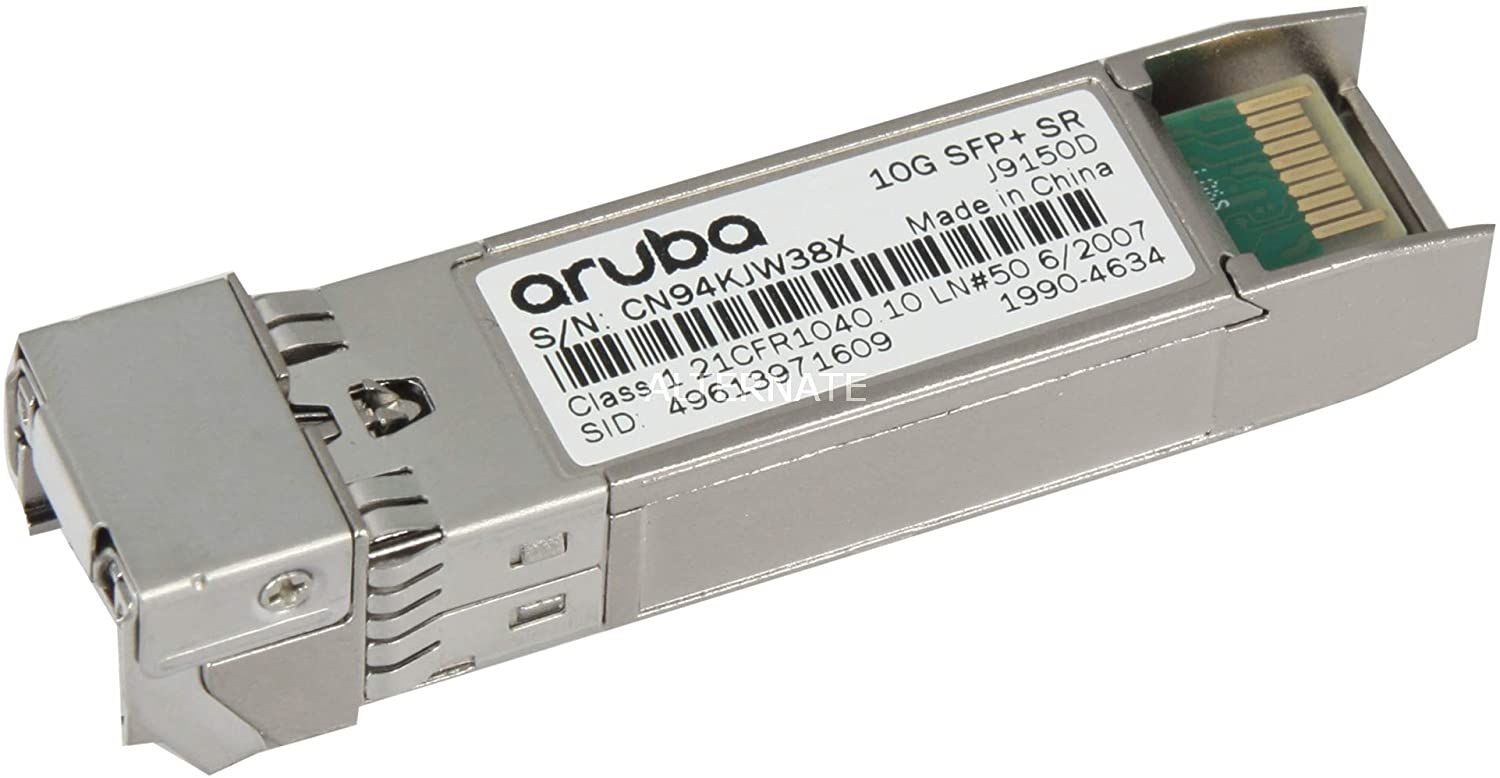 HP  HPE J9150D Aruba 10G SFP+ LC SR 300M OM3 MMF Transceiver Module Refurbished - Hewlett-Packard (ou HP en abrégé) refurbished available on PCLiquidations