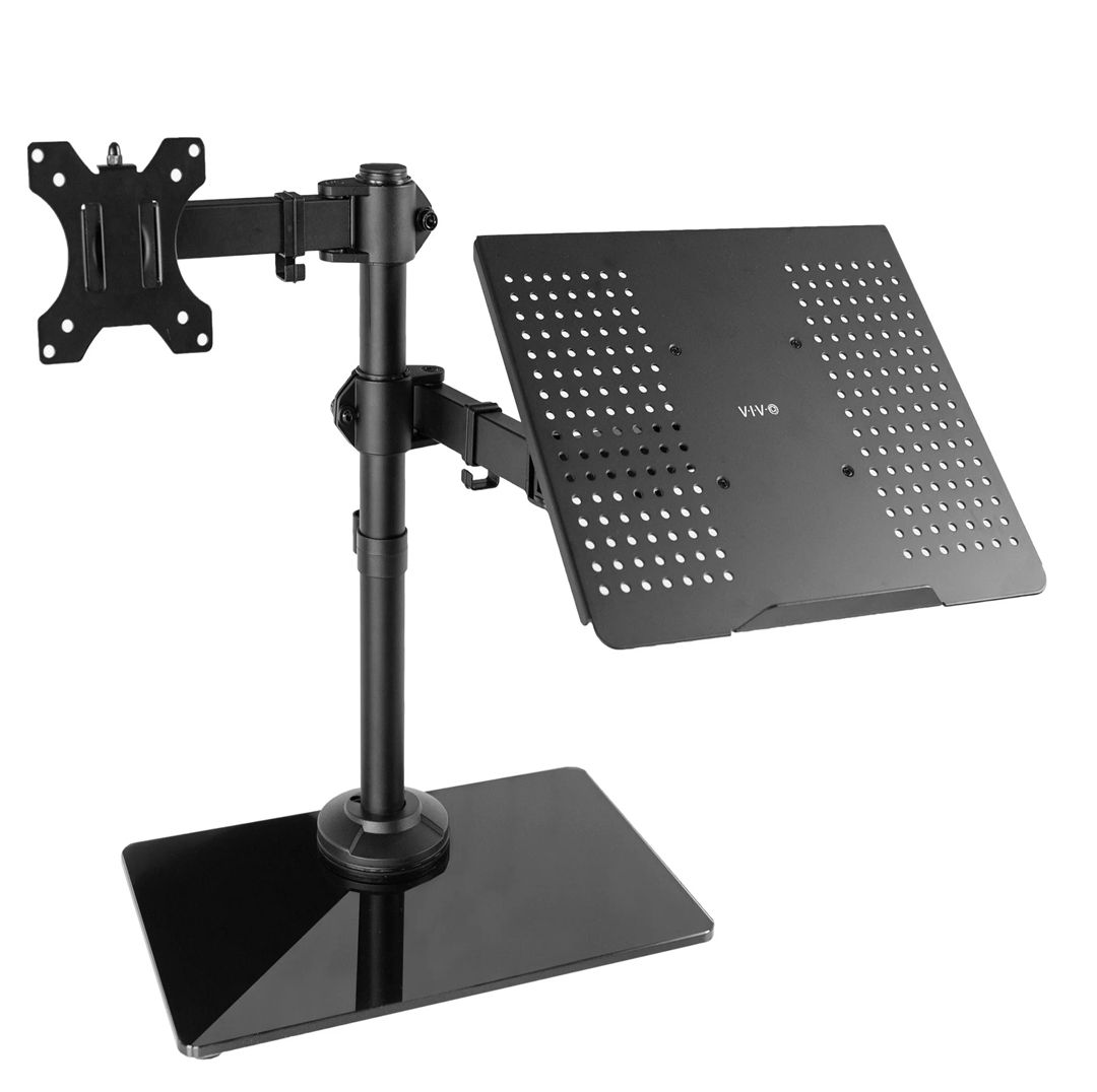 VIVO Monitor and Laptop Desk Glass Stand Refurbished -  refurbished available on PCLiquidations