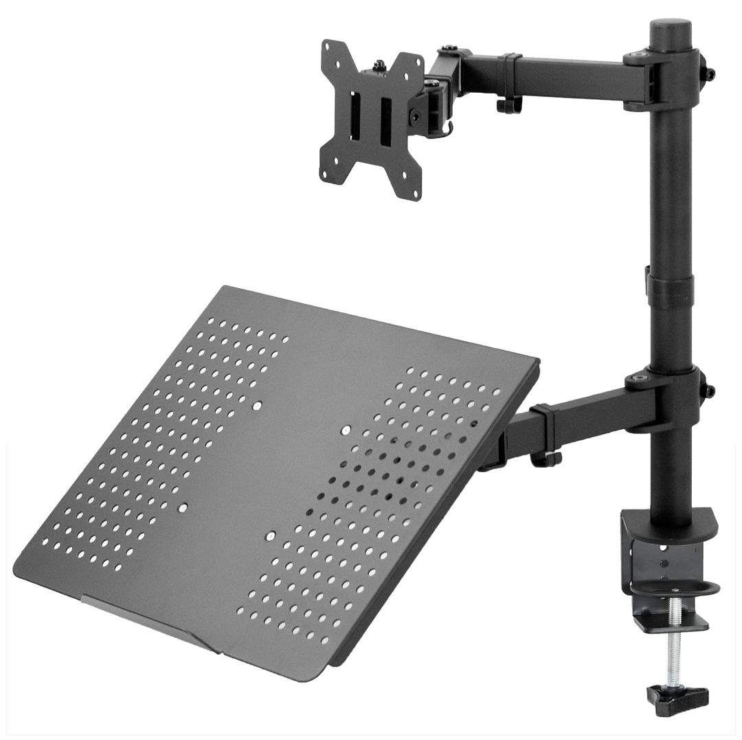 VIVO Single Monitor and Laptop Desk Mount - Black Refurbished -  refurbished available on PCLiquidations
