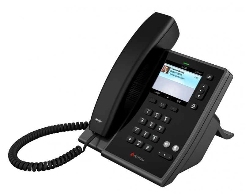 Polycom Lync Optimized CX500 IP Display Phone - Grade B Refurbished - Polycom refurbished available on PCLiquidations