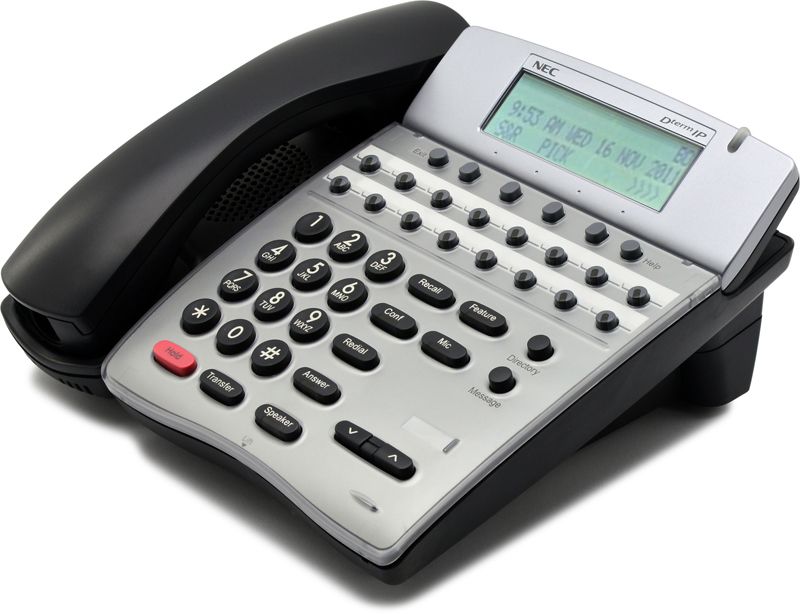 NEC Dterm IP ITR-16D-3 Black Display IP Speaker Phone (780028) - Grade B Refurbished - NEC (Nippon Electric Company) refurbished available on PCLiquidations