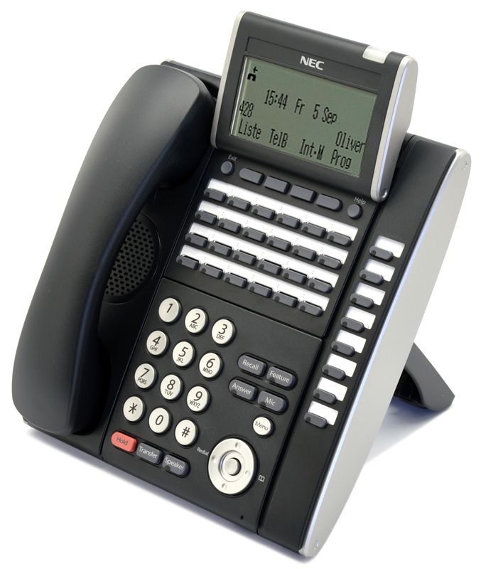 NEC DTL-32D-1 32-Button Black Display Phone (680006) Refurbished - NEC (Nippon Electric Company) refurbished available on PCLiquidations