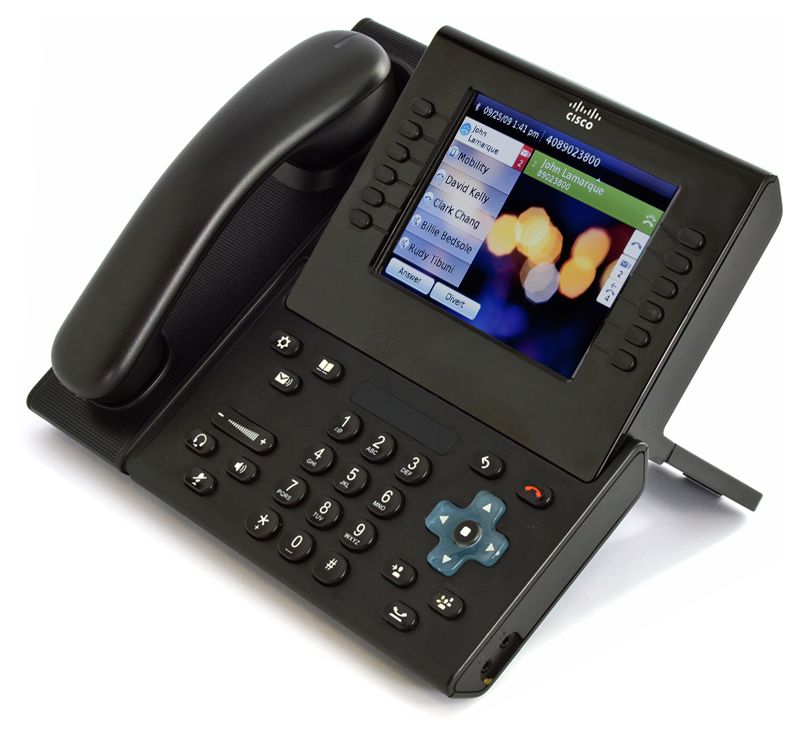 Cisco CP-9971 Unified Gigabit IP Video Phone - Charcoal - Grade A Refurbished - Cisco Systems Inc. refurbished available on PCLiquidations