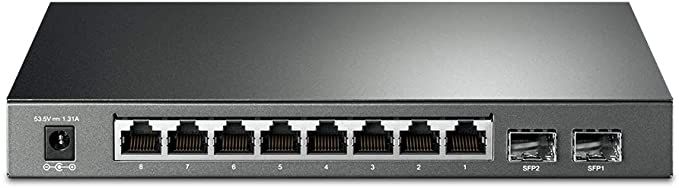 TP-Link TL-SG2210P V3 JetStream 8-Port Gigabit Smart PoE Switch w/ 2 SFP Refurbished - TP-Link refurbished available on PCLiquidations