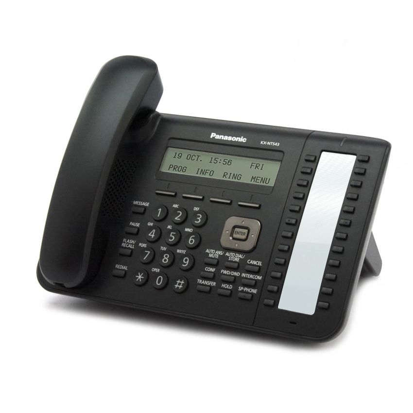 Panasonic KX-NT543-B 24-Buttons IP  Display Speakerphone - Grade A Refurbished - Panasonic refurbished available on PCLiquidations