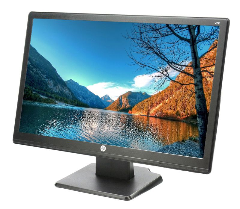 HP V221 21.5"" FHD LED Backlit LCD Monitor - Grade A Refurbished - Hewlett-Packard (ou HP en abrégé) refurbished available on PCLiquidations