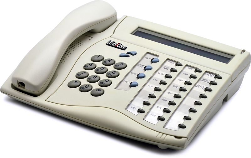 Tadiran Coral Flexset 280D White Display Phone Refurbished -  refurbished available on PCLiquidations