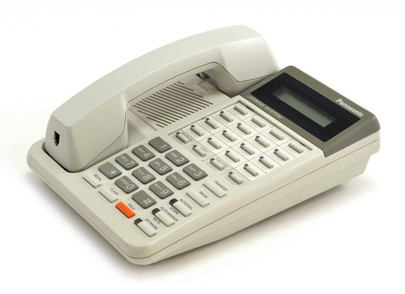 Panasonic Hybrid System KX-T7030 White Digital Display Phone - Grade A Refurbished - Panasonic refurbished available on PCLiquidations