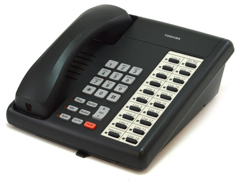 Toshiba Strata DKT3220-S 20-Button Charcoal Digital Speakerphone - Grade B Refurbished -  refurbished available on PCLiquidations