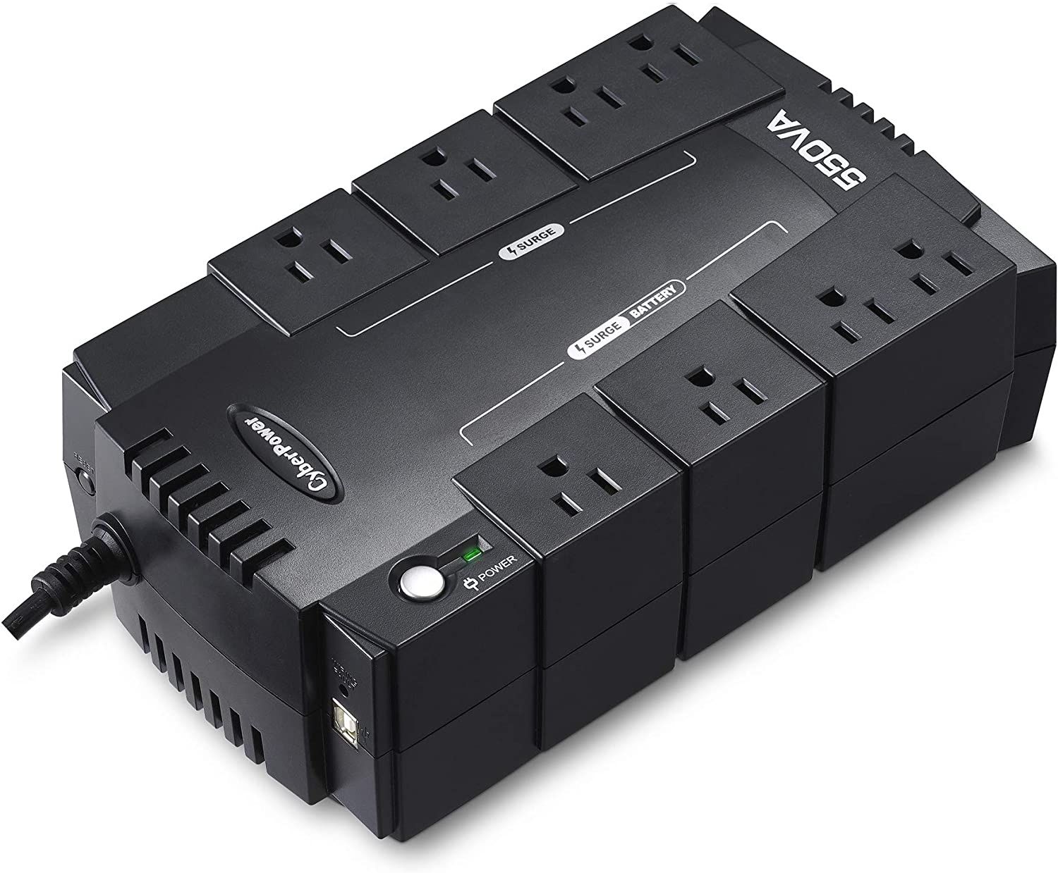 Cyberpower CyberPower CP550SLG 8 Outlet 550VA 330W Standby UPS System Refurbished -  refurbished available on PCLiquidations