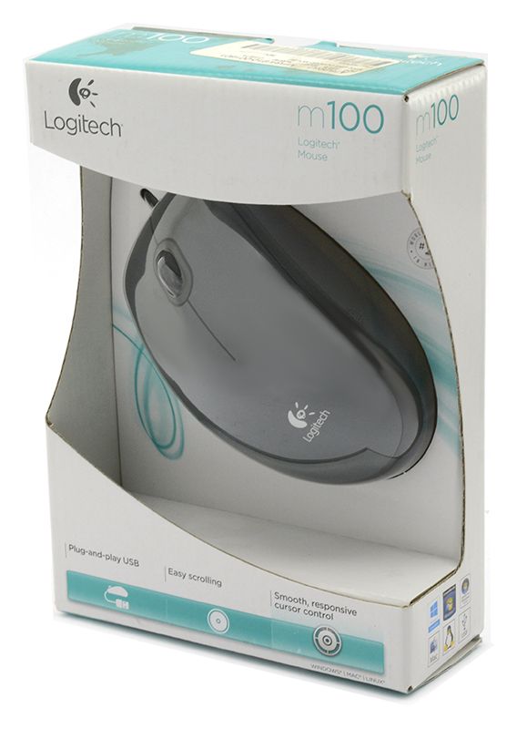 Logitech m100 Wired USB Mouse Refurbished - Logitech refurbished available on PCLiquidations