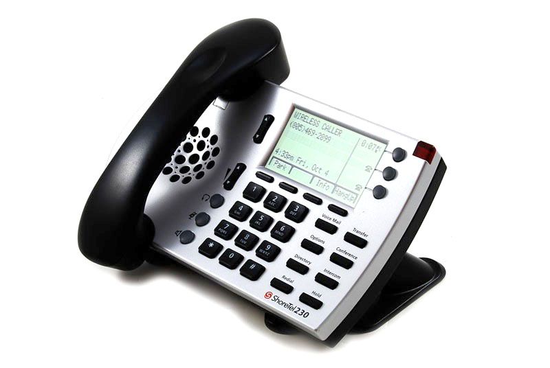 ShoreTel 230 Silver IP Phone - Grade B Refurbished -  refurbished available on PCLiquidations