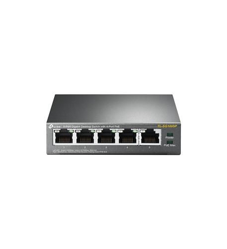 TP-LINK TL-SG1005P 5-Port POE+ Gigabit Desktop Switch Refurbished - TP-Link refurbished available on PCLiquidations