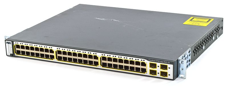 Cisco Catalyst 3750 WS-C3750-48PS-S 48-Port 10/100 Managed Switch Refurbished - Cisco Systems Inc. refurbished available on PCLiquidations