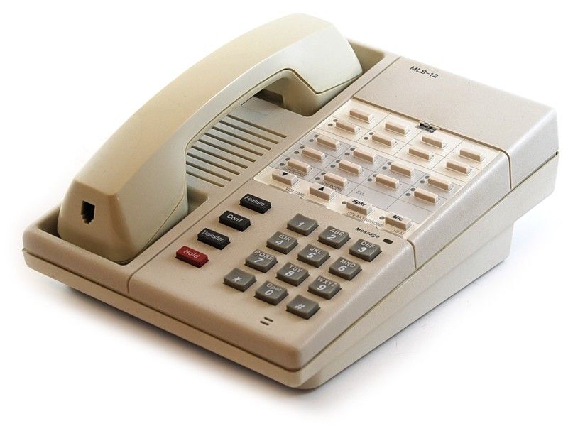 Avaya MLS-12 White Analog Speakerphone - Grade A Refurbished - Avaya refurbished available on PCLiquidations