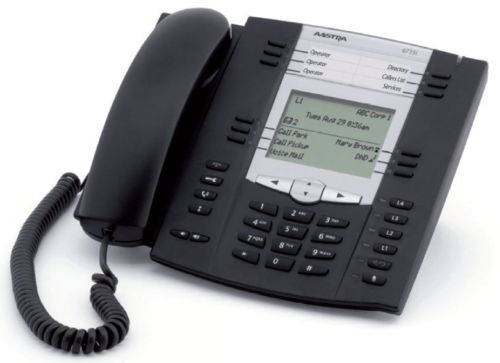 Aastra 6735i Black Gigabit IP Backlit Display SpeakerPhone - Grade A Refurbished -  refurbished available on PCLiquidations