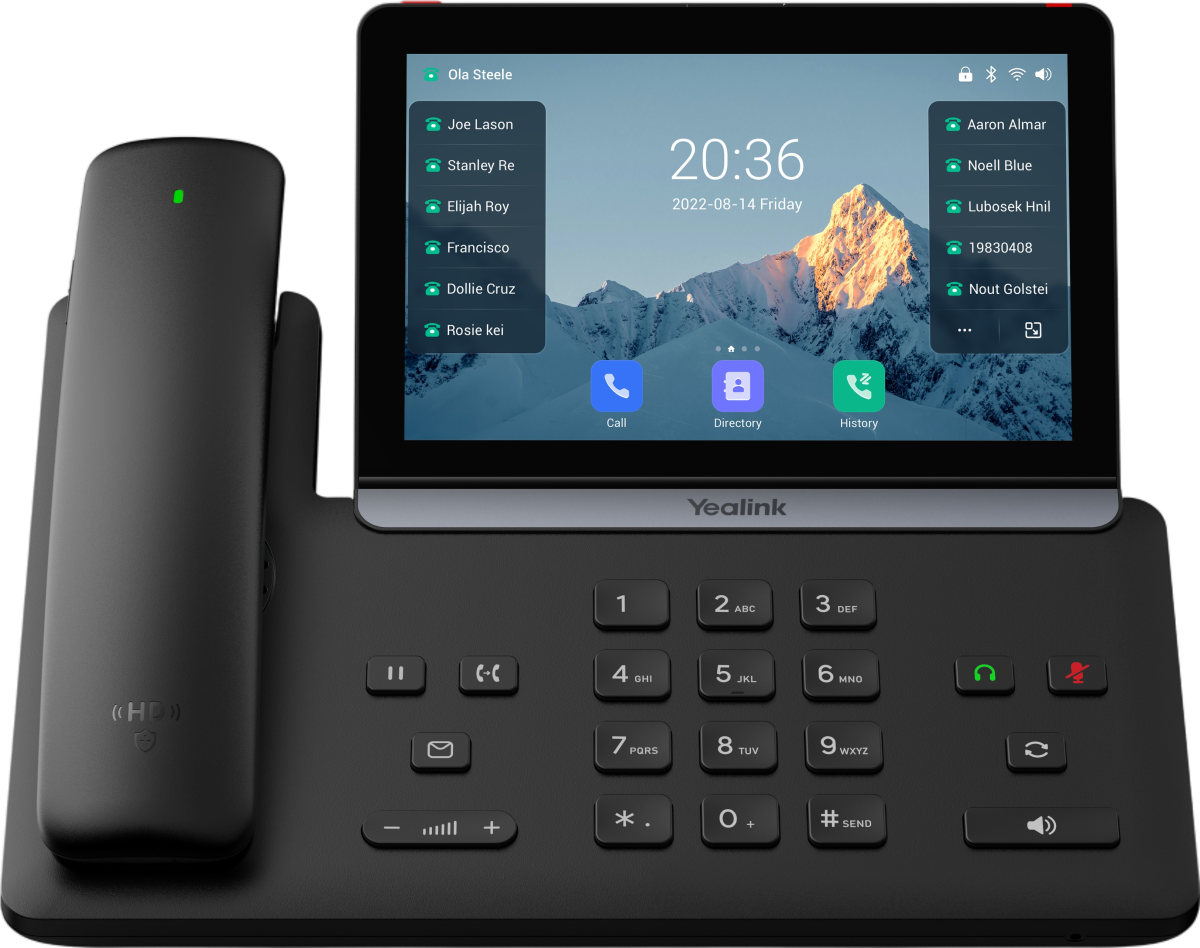 Yealink SIP-T88W Pro Wifi IP Phone w/ Wireless Handset and 7-inch Touchscreen Refurbished - Yealink refurbished available on PCLiquidations
