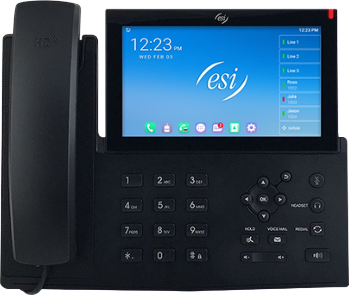 Buy ESI ePhone 8 Cloud 7"" Touchscreen Gigabit IP Phone - Grade A Refurbished - $116.98 ESI ePhone 8 Cloud 7"" Touchscreen Gigabit IP Phone - Grade A Refurbished - refurbished available on PCLiquidations