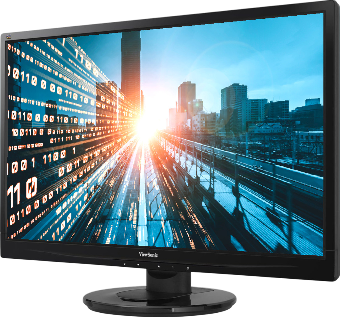 Viewsonic VA2246m 22"" HD Widescreen LED Monitor - Grade B Refurbished - ViewSonic refurbished available on PCLiquidations