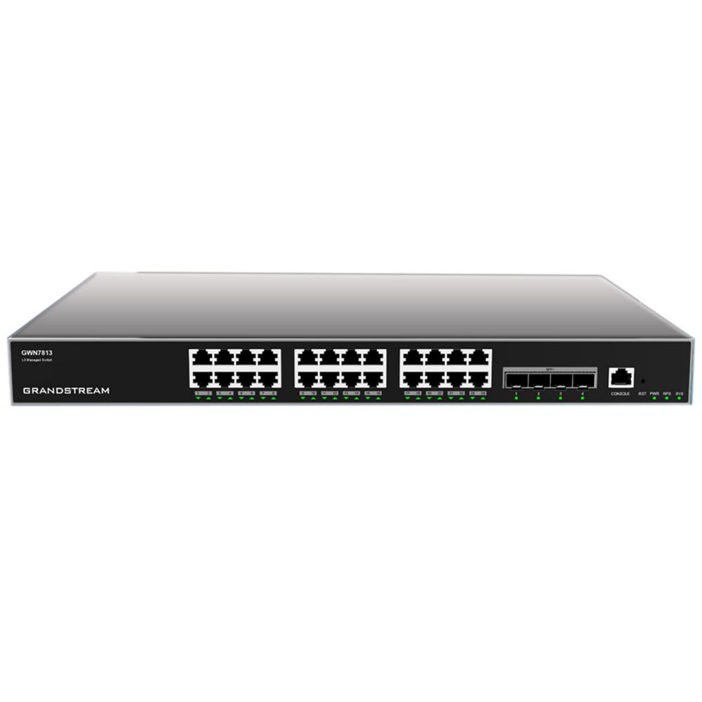 Grandstream GWN7813 24-Port Managed Switch Refurbished - Grandstream refurbished available on PCLiquidations