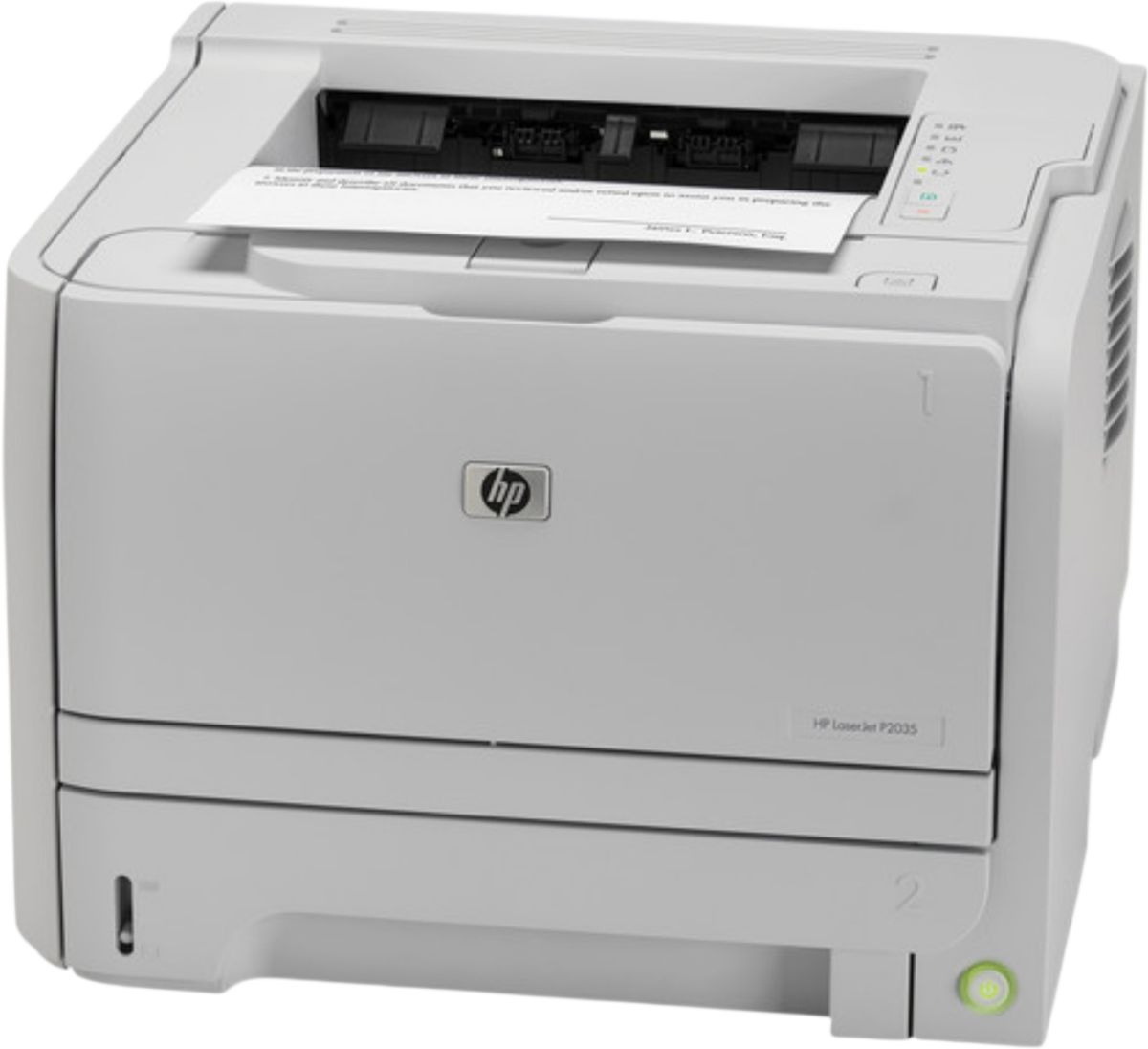Buy HP P2035 Laserjet Printer Monochrome USB Ethernet Laser Printer (CE461A) - Refurbished Refurbished - $122.97 HP P2035 Laserjet Printer Monochrome USB Ethernet Laser Printer (CE461A) - Refurbished Refurbished - Hewlett-Packard (ou HP en abrégé) refurbished available on PCLiquidations
