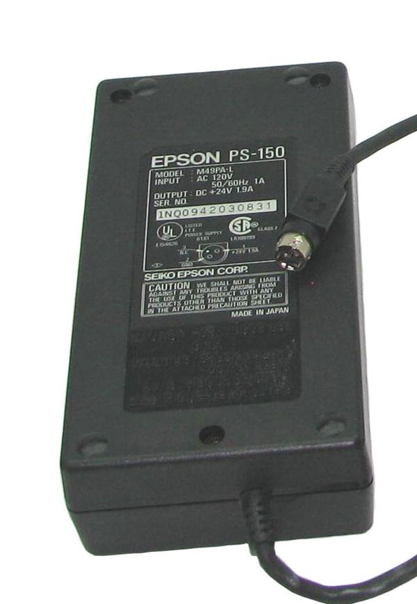 Epson PS-150 TM Series Power Supply (M49PA-L) Refurbished - Epson refurbished available on PCLiquidations