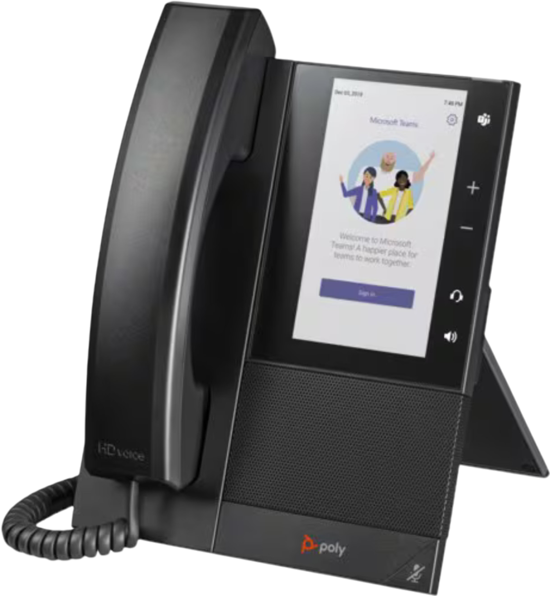 Poly CCX 505 Touchscreen Business Media Wi-Fi IP Phone - Microsoft Teams (82Z79AA) Refurbished - N/A (Il existe plusieurs marques avec le nom "Poly", il refurbished available on PCLiquidations