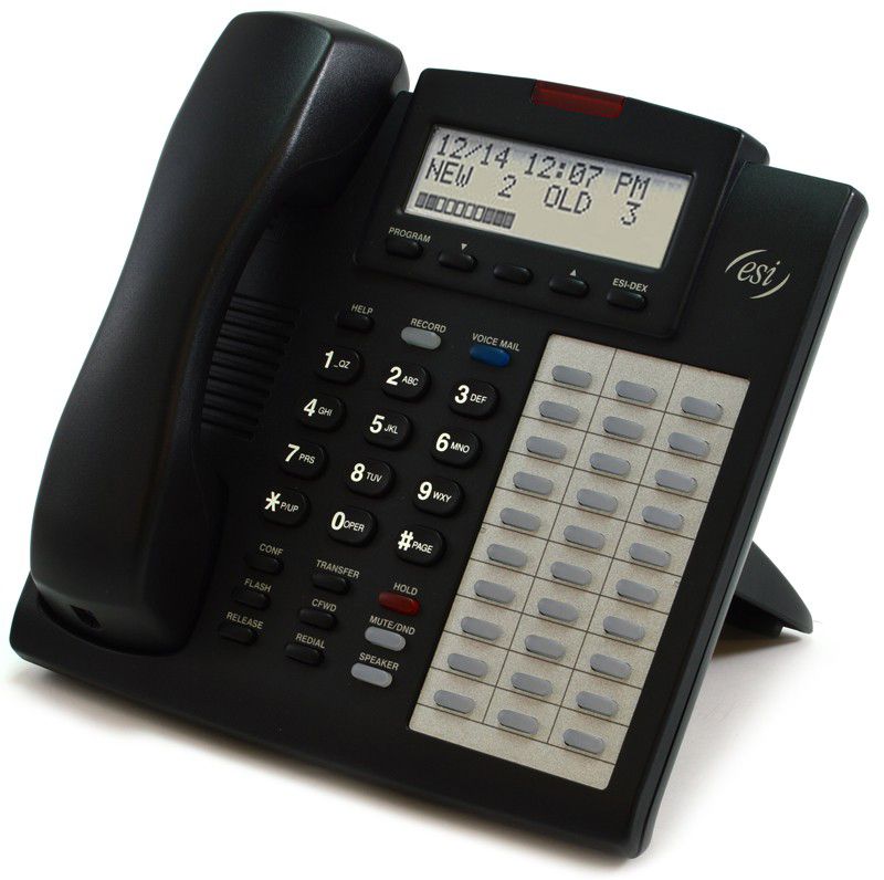 ESI  48 Key FD DFP Charcoal Full Duplex Speakerphone Backlit (5000-0531) - Grade B Refurbished -  refurbished available on PCLiquidations