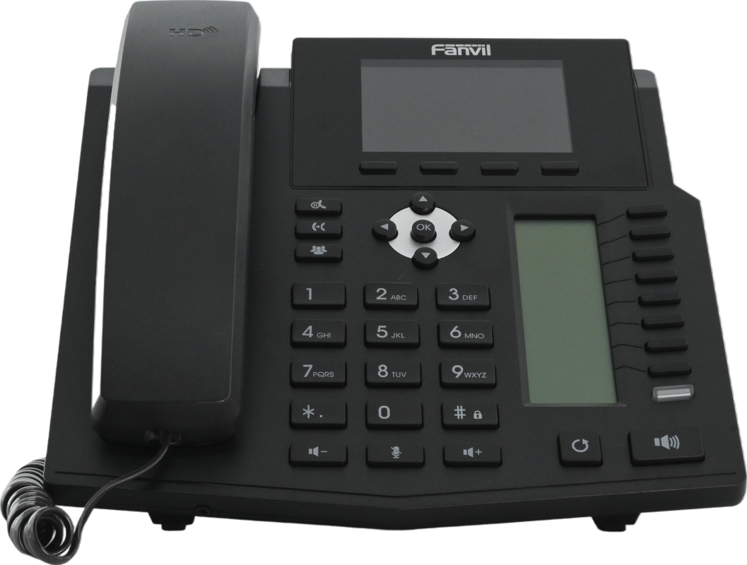 Fanvil X5S Black Gigabit IP Color Display Phone - Grade A Refurbished - Fanvil refurbished available on PCLiquidations