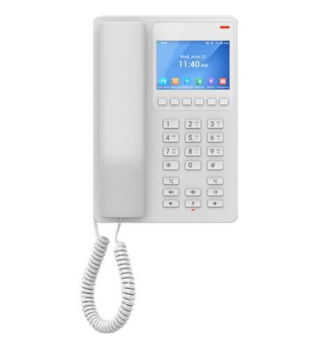 Grandstream GHP630 Color Compact Hotel IP Phone - White Refurbished - Grandstream refurbished available on PCLiquidations