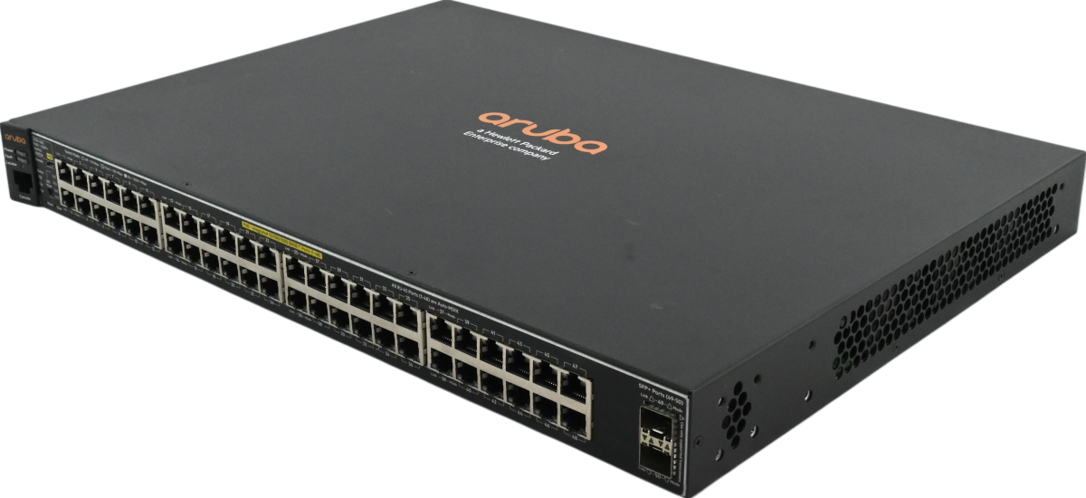 HP Aruba 2530 48G PoE+ 2SFP+ 10/100/1000 Switch (J9853A) - Refurbished Refurbished - Hewlett-Packard (ou HP en abrégé) refurbished available on PCLiquidations