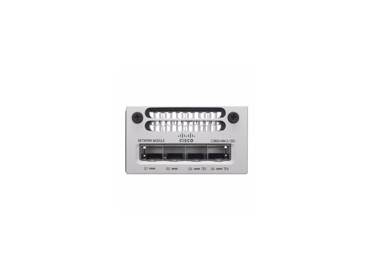 Cisco Catalyst 3850 C3850-NM-2-10G= 4-Port 10Gbps Network Expansion Module - Refurbished Refurbished - Cisco Systems Inc. refurbished available on PCLiquidations