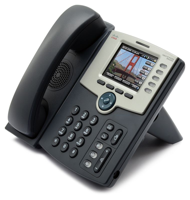 Cisco SPA525G Charcoal IP Color Display Speakerphone - Grade A Refurbished - Cisco Systems Inc. refurbished available on PCLiquidations