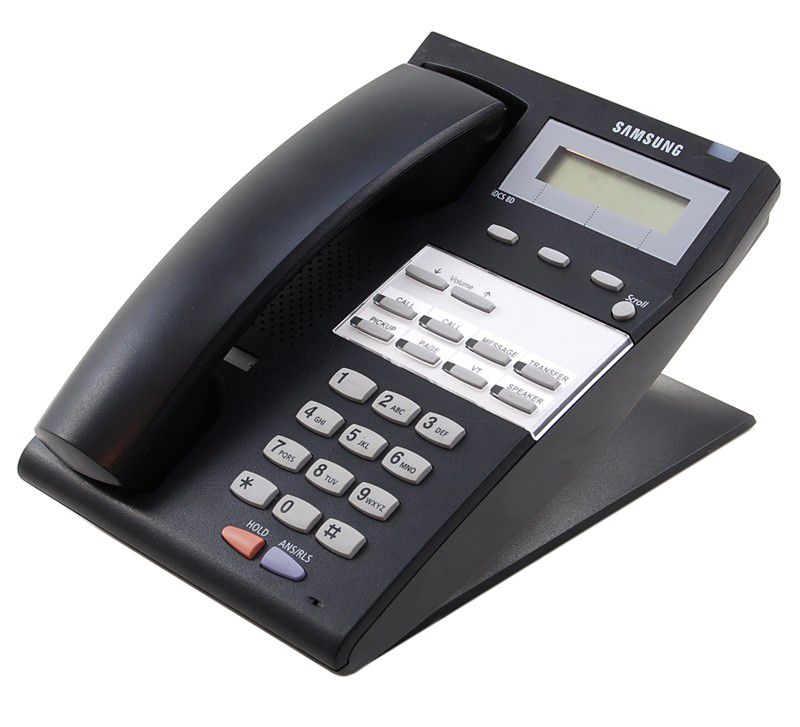 Samsung Falcon iDCS 8D Black Display Phone (KPDF08SED/XAR) - Grade A Refurbished - Samsung refurbished available on PCLiquidations
