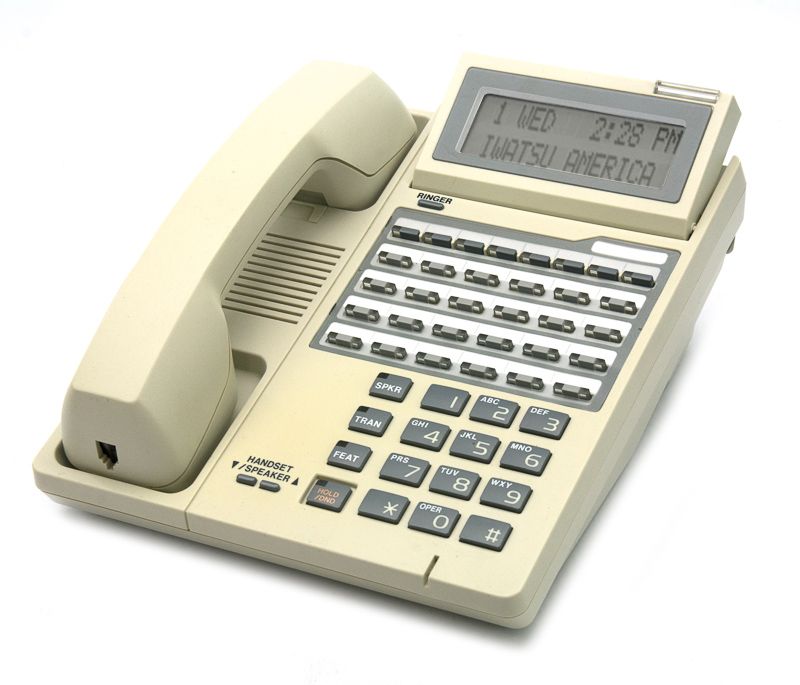 Iwatsu Omega-Phone ADIX IX-24KTD-2 Ash Display Speakerphone (104202) Refurbished -  refurbished available on PCLiquidations