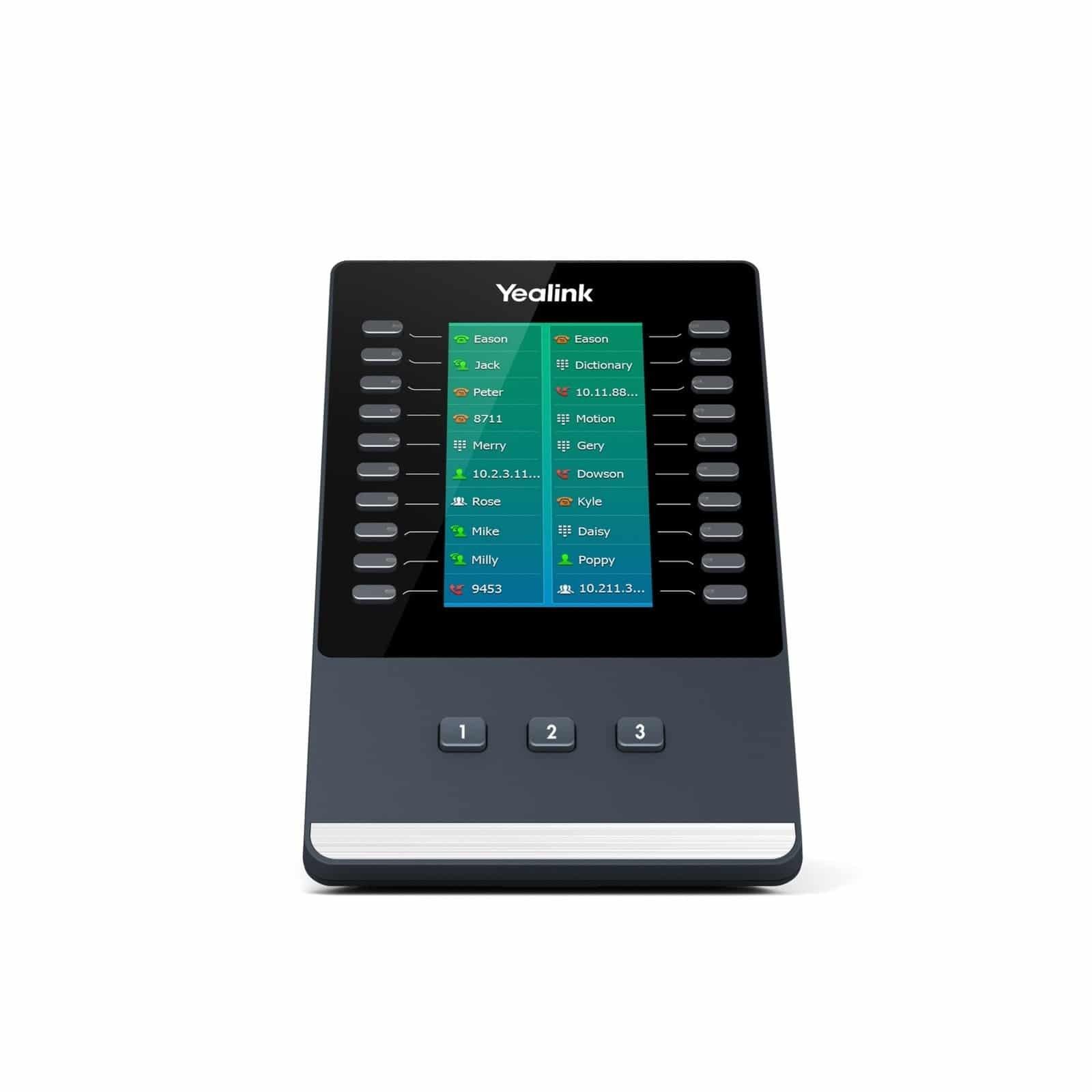 Yealink EXP43 T4U Series 20-Button Color Expansion Module - Grade A Refurbished - Yealink refurbished available on PCLiquidations