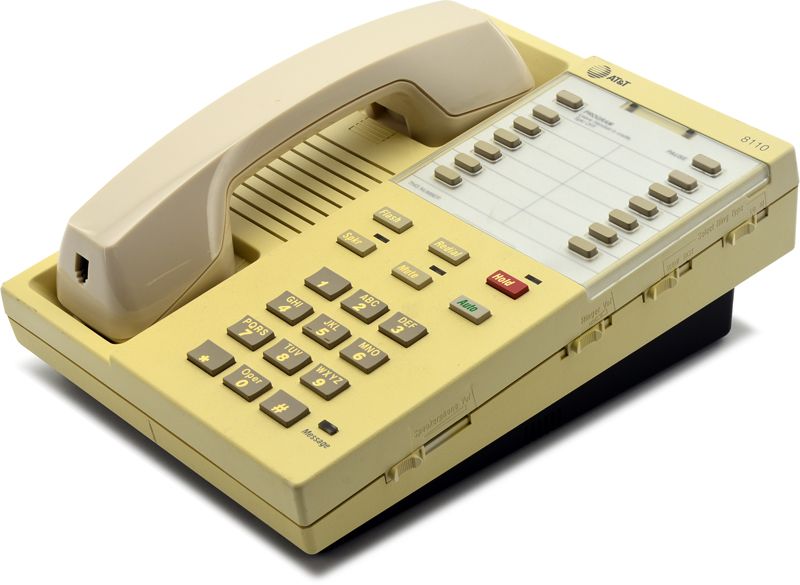 Avaya Definity 8110 White Single Line Speakerphone - Grade B Refurbished - Avaya refurbished available on PCLiquidations