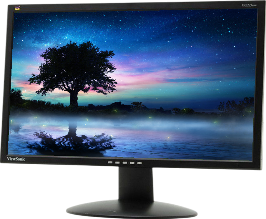 ViewSonic VA2223wm 22"" Widescreen Black LCD Monitor - Grade B Refurbished - ViewSonic refurbished available on PCLiquidations