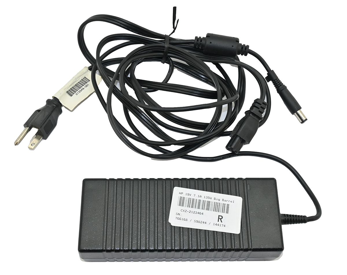 HP 19V 7.1A 135W Big Barrel 7.44mm x 5.00mm Power Adapter - Refurbished Refurbished - Hewlett-Packard (ou HP en abrégé) refurbished available on PCLiquidations