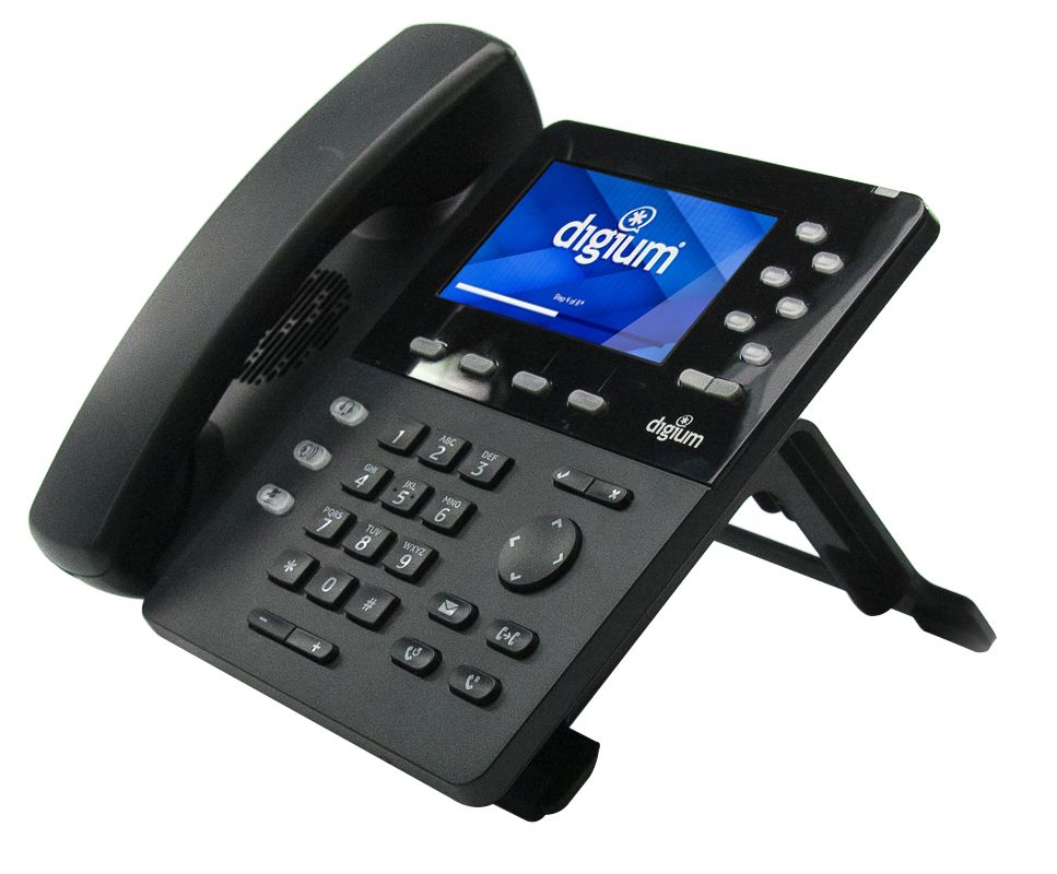 Digium D65 Black 6-Line Display IP Speakerphone - Grade A Refurbished -  refurbished available on PCLiquidations