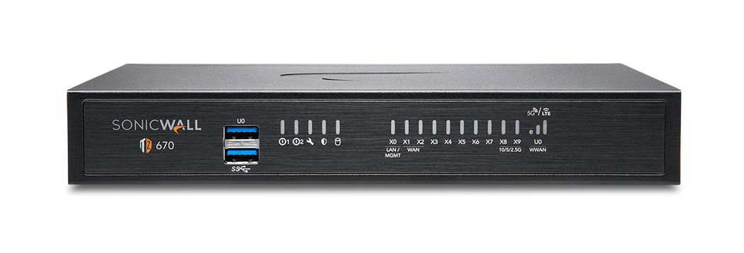 SonicWALL TZ670 Network Security/Firewall Appliance Only Refurbished -  refurbished available on PCLiquidations