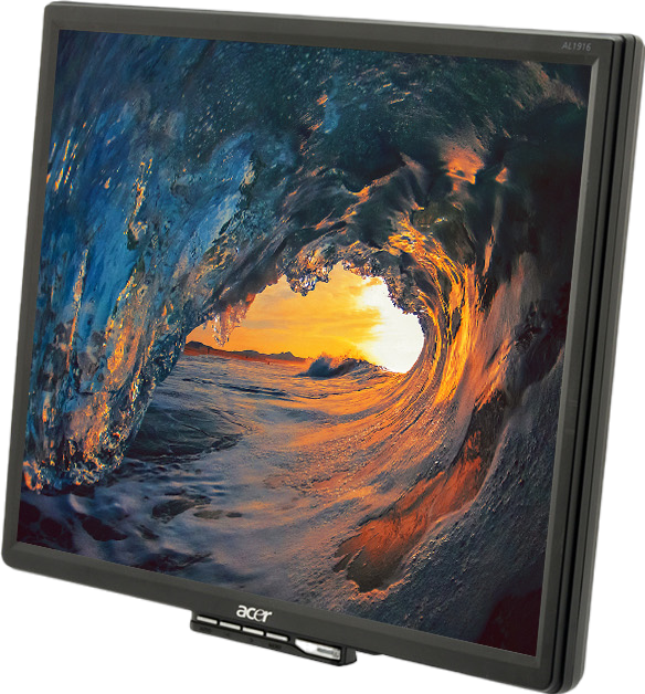 Acer AL1916 19"" HD LCD Monitor - No Stand - Grade A Refurbished - Acer refurbished available on PCLiquidations